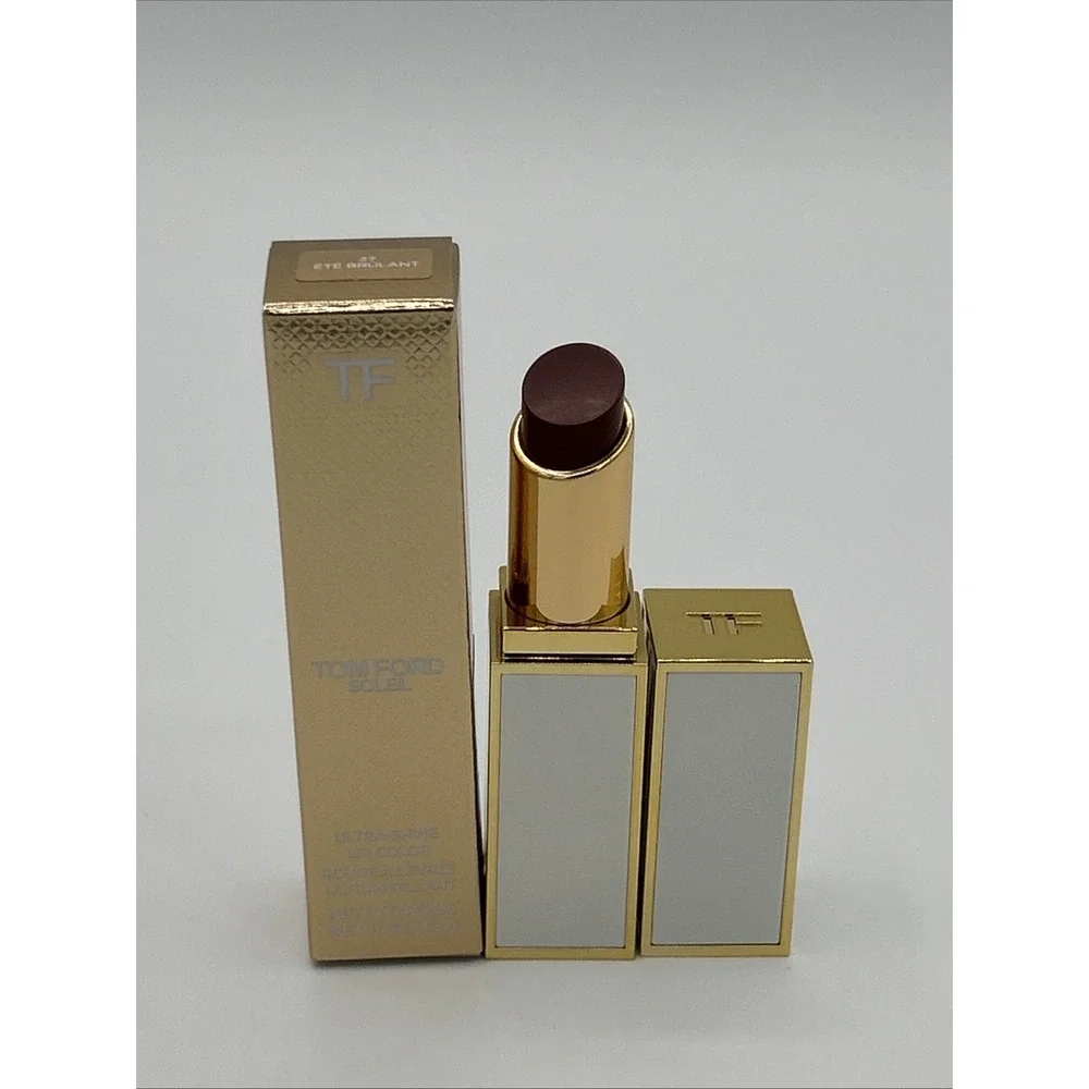 Tom Ford Soleil Ultra Shine Lip Color 27 ETE BRULANT .11oz Lipstick NEW